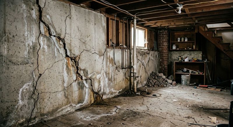 Basement Crack Repair in Draper, UT