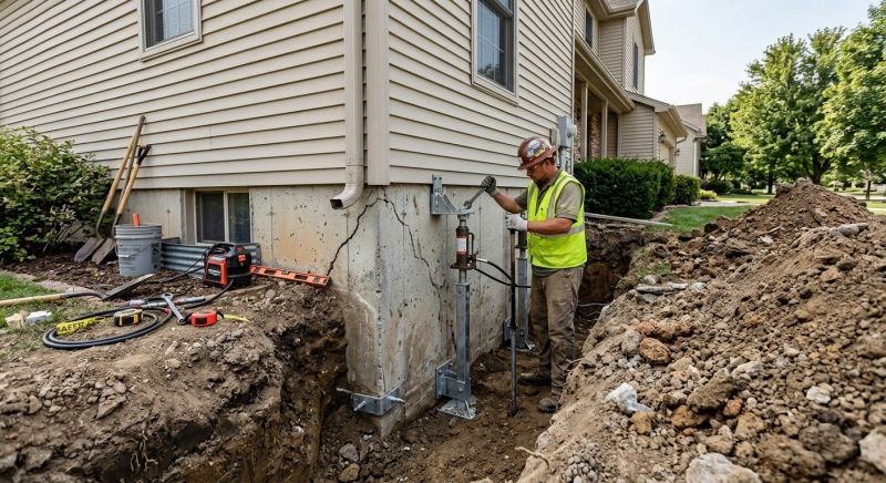 Basement Foundation Repair in Riverton, UT