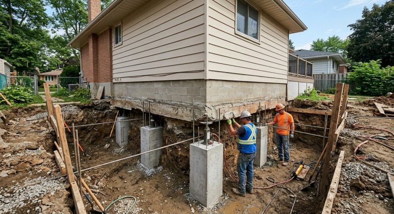 Basement Underpinning in Draper, UT