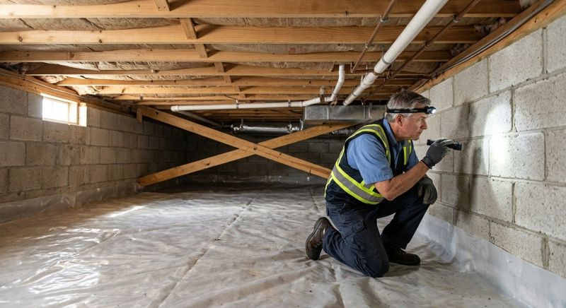 Crawl Space Leveling in Draper, UT