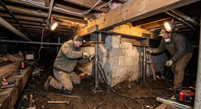 Crawlspace Foundation Repair in Tooele County, UT