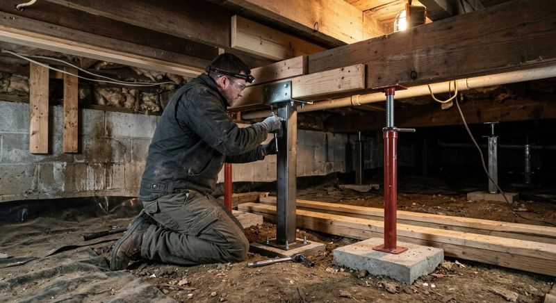 Crawlspace Structural Repair in Draper, UT