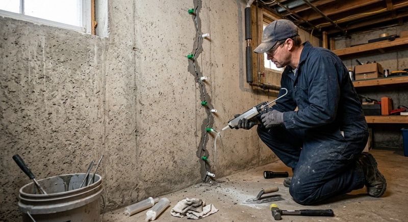Foundation Crack Repair in Sandy, UT