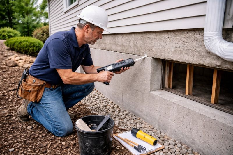 Foundation Crack Sealing in Draper, UT
