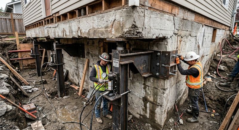 Foundation Lifting in Pleasant Grove, UT