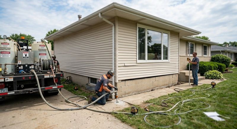 Foundation Lifting in Salt Lake County, UT