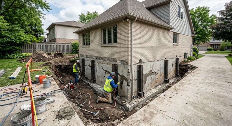 Foundation Pier Repair in Draper, UT