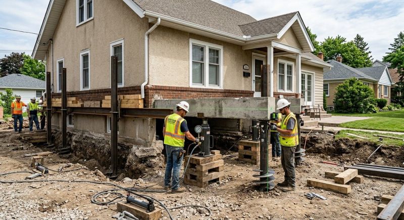 Foundation Releveling in Draper, UT