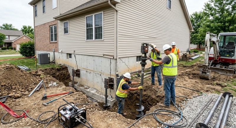 Foundation Settlement Repair in Draper, UT