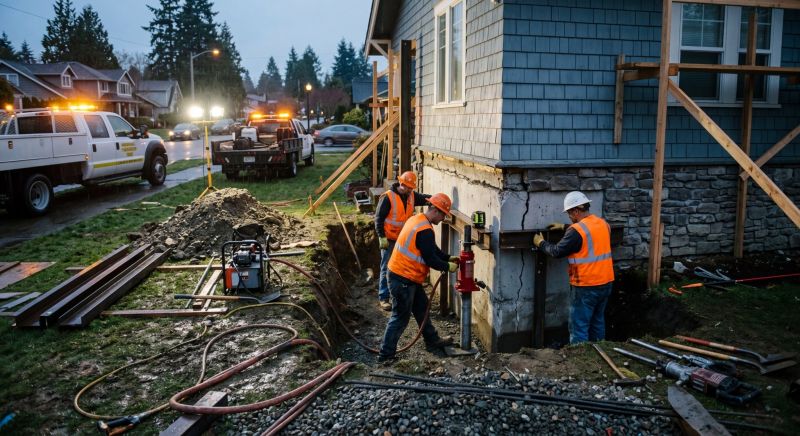Foundation Stabilizing in West Jordan, UT