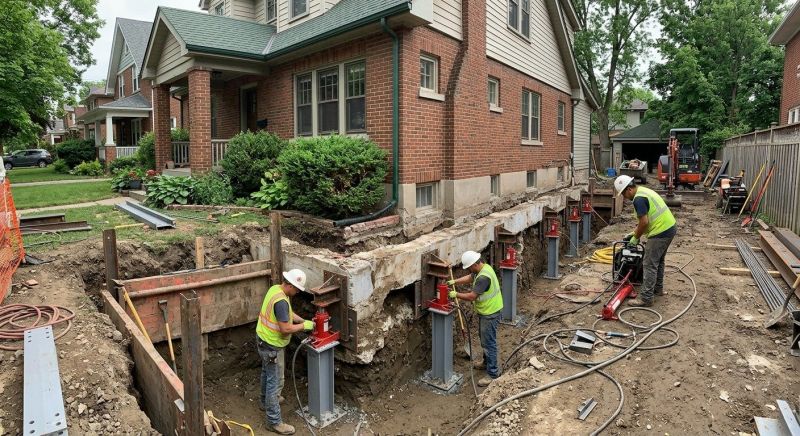 Foundation Underpinning in Draper, UT