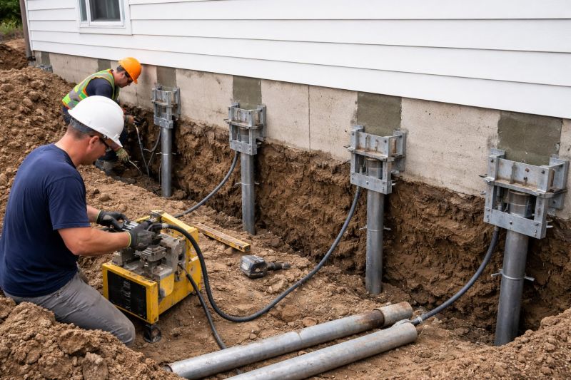 Helical Piers Installation in Draper, UT
