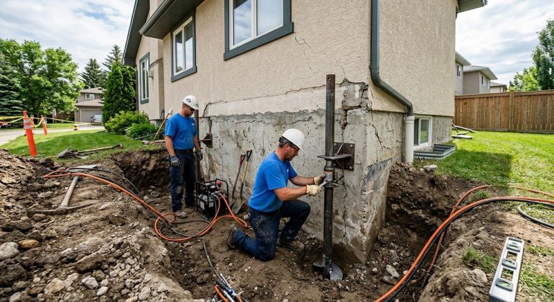 Helical Piers Installation in Draper, UT