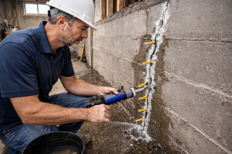Leaking Foundation Repair in Draper, UT