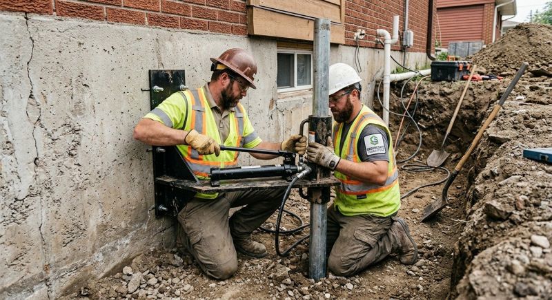 Settling Foundation Service in Midvale, UT