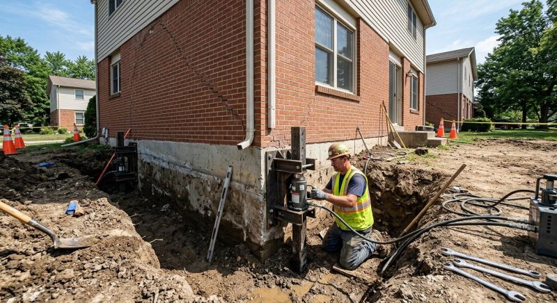 Sinking Foundation Repair in Alpine, UT