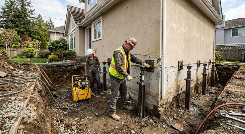 Sinking Foundation Repair in Alpine, UT