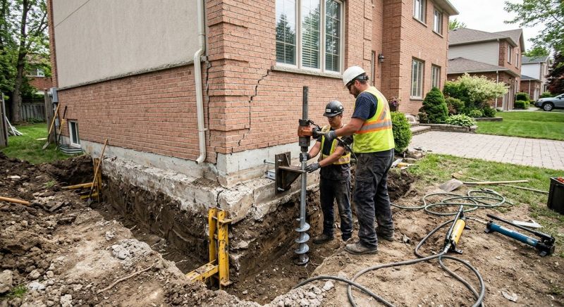 Sinking Foundation Repair in Tooele, UT