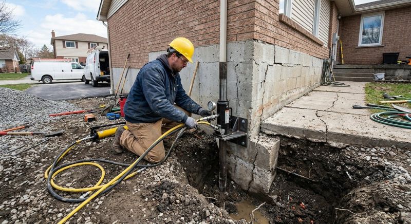 Sinking Foundation Repair in Tooele, UT