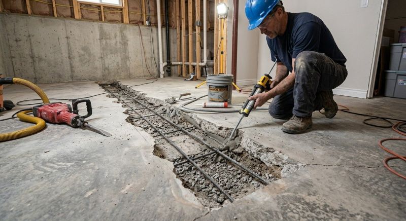 Slab Foundation Repair in Draper, UT
