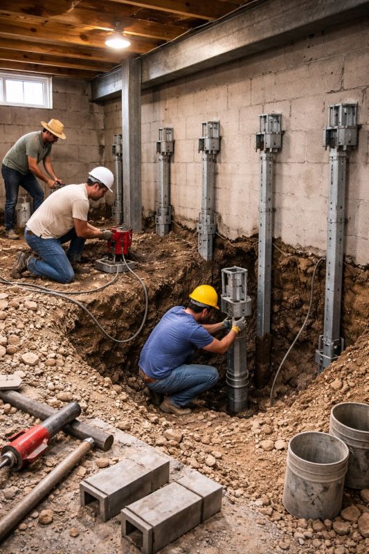 Structural Underpinning in Draper, UT