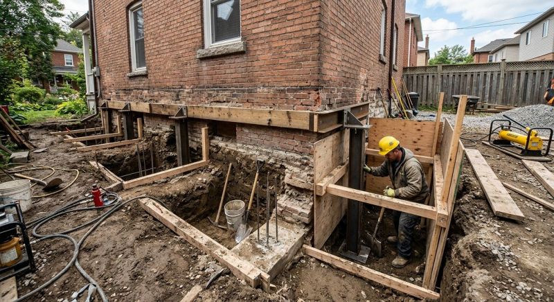 Structural Underpinning in Draper, UT