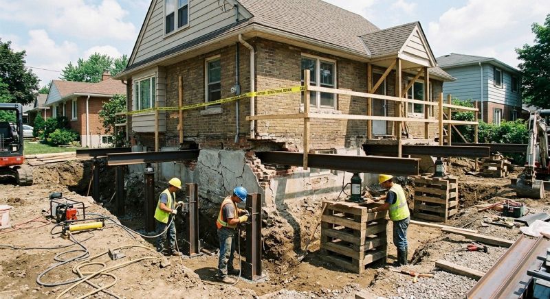 Structural Underpinning in Draper, UT