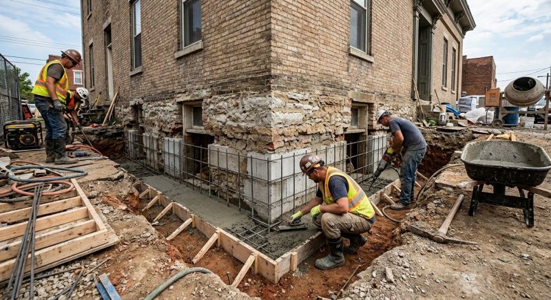 Structural Underpinning in Draper, UT